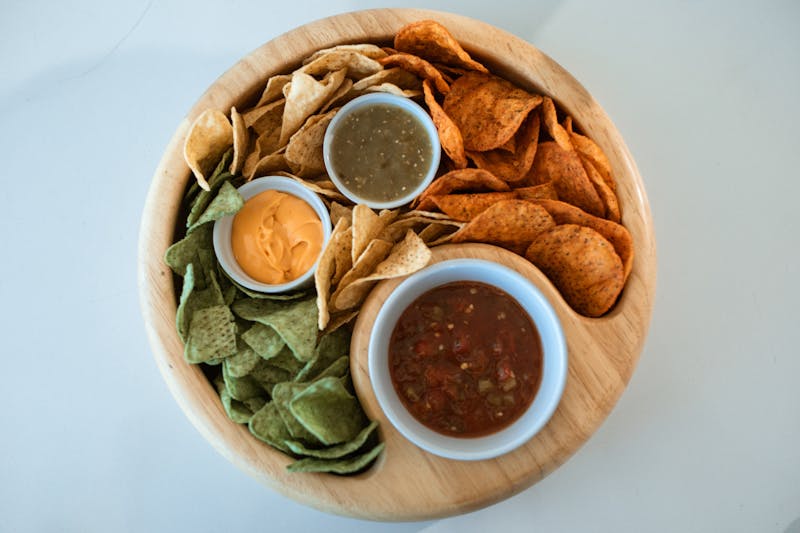 Fresh taco cabana ingredients being prepared in kitchen